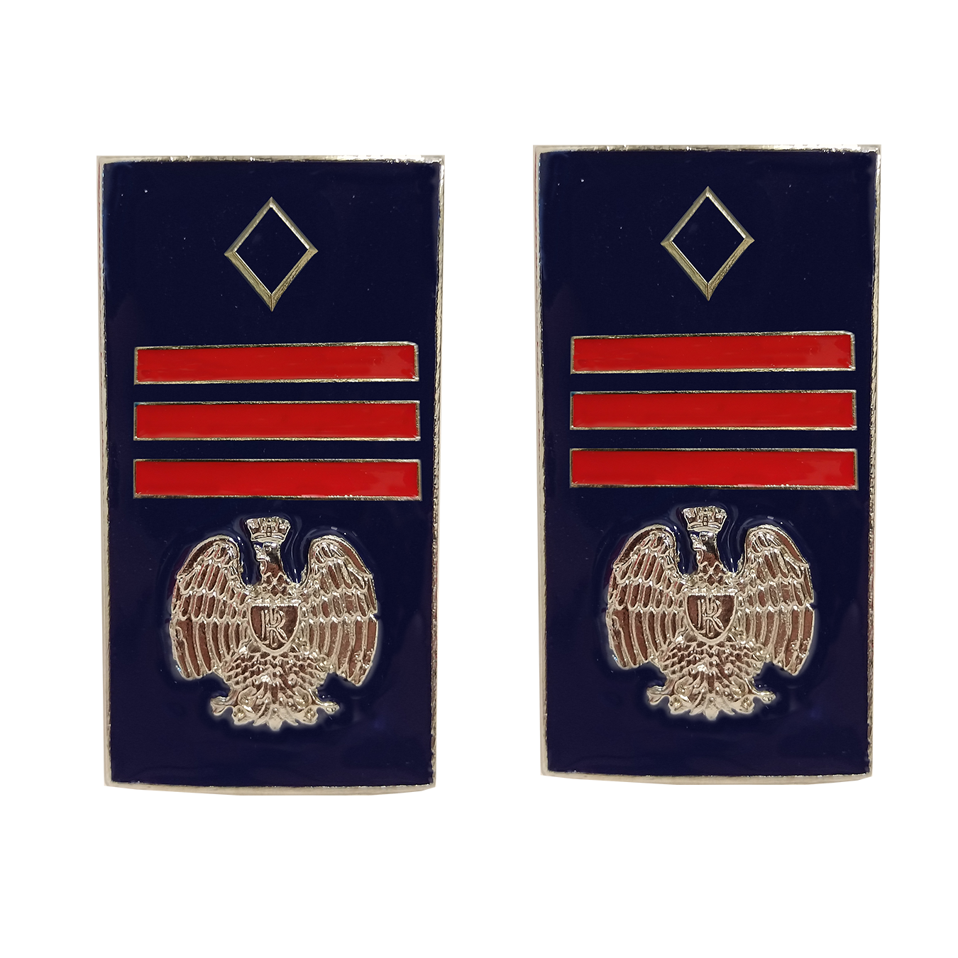 Gradi metallo Polizia Penitenziaria (prezzo al paio)