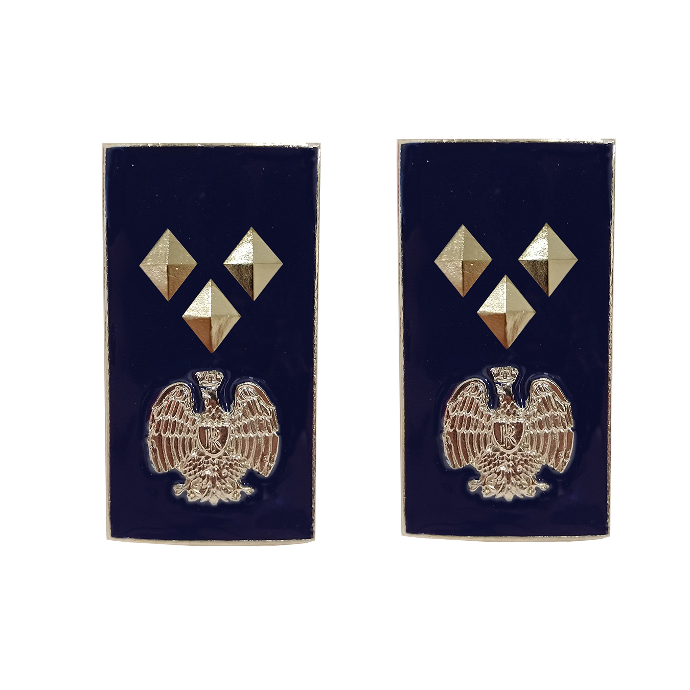 Gradi metallo Polizia Penitenziaria (prezzo al paio)