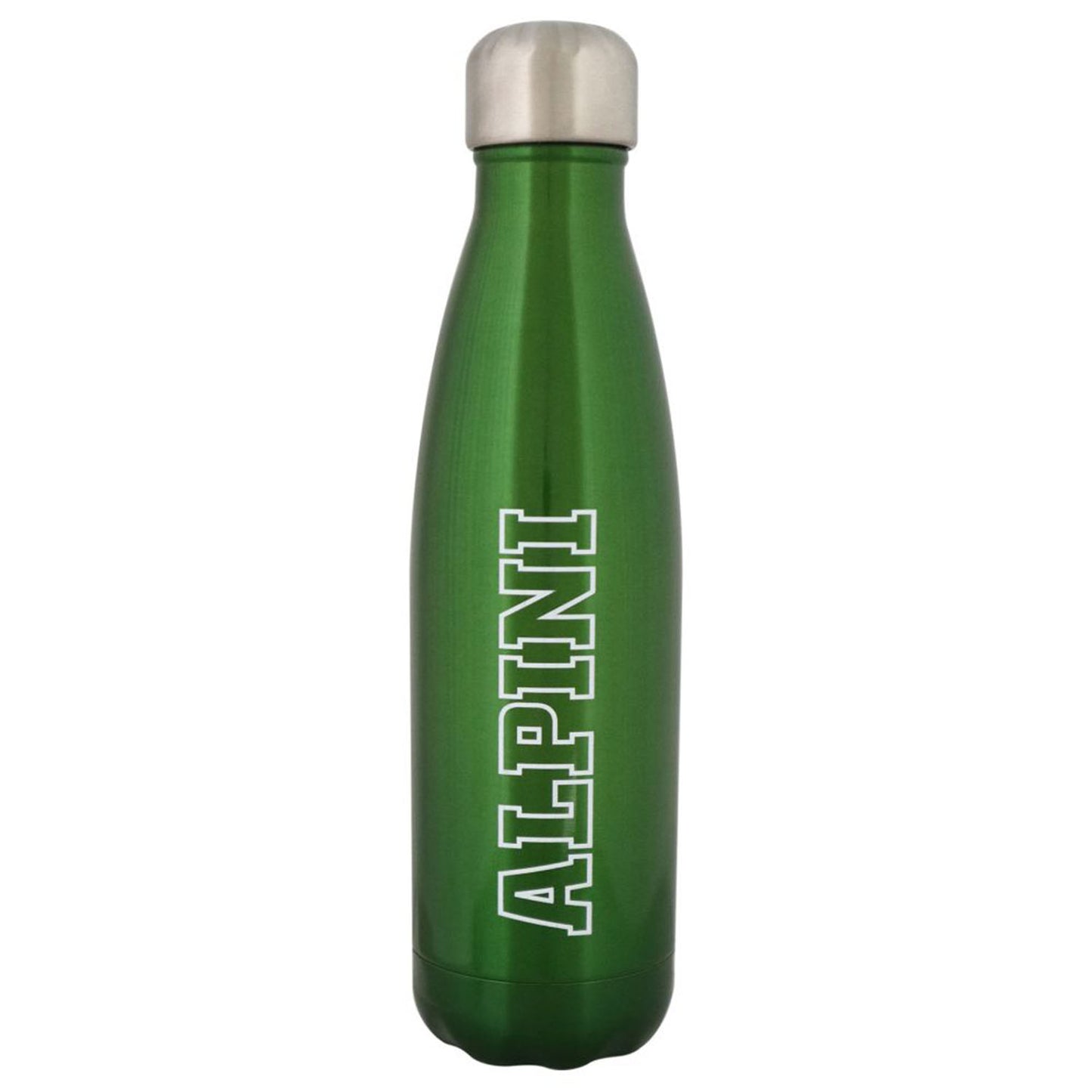 BORRACCIA IN ACCIAIO INOX VERDE 500 ML CON LOGO ANA E SCRITTA ALPINI