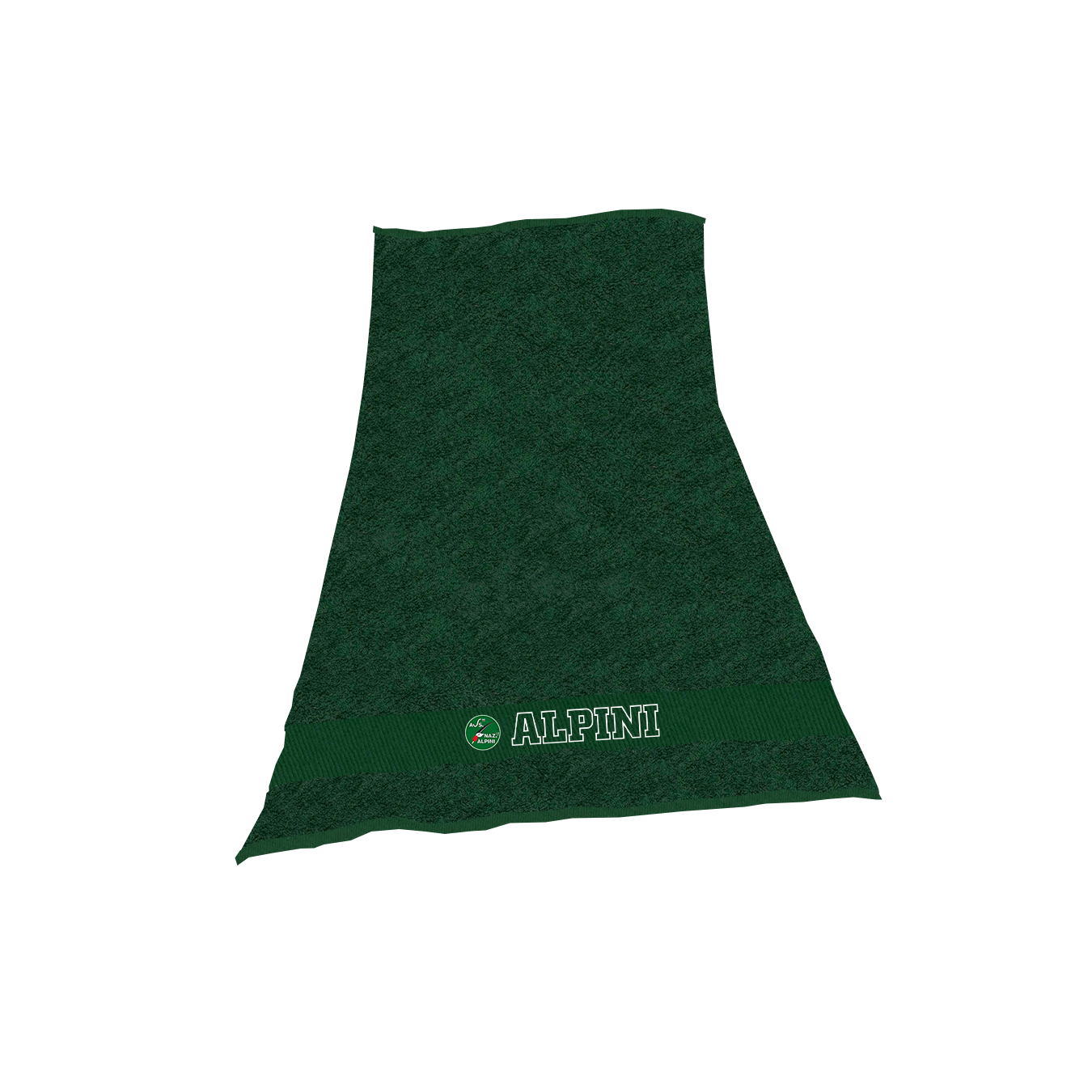 Asciugamano/Telo mare verde ANA ALPINI