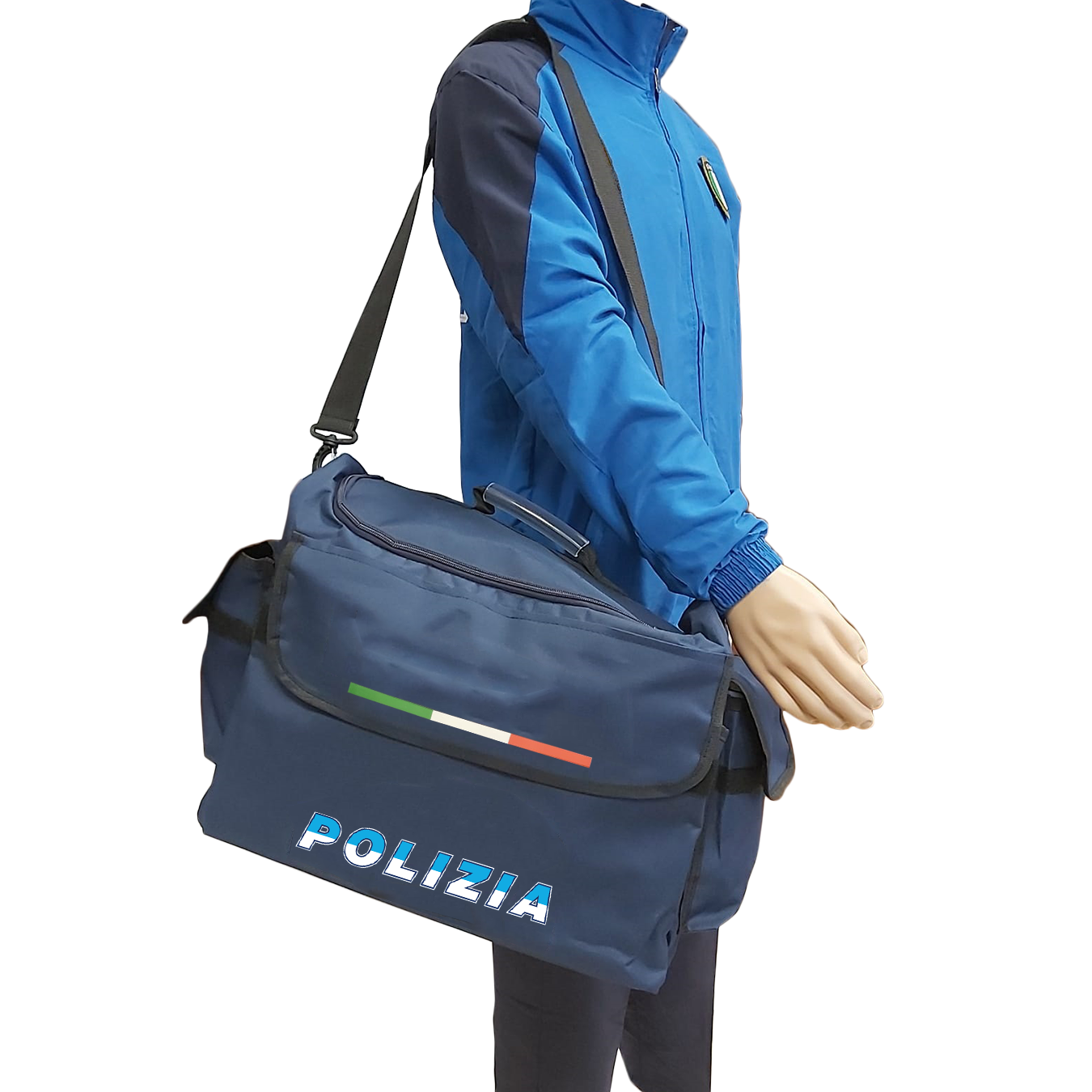Borsa fitness Polizia Bicolore