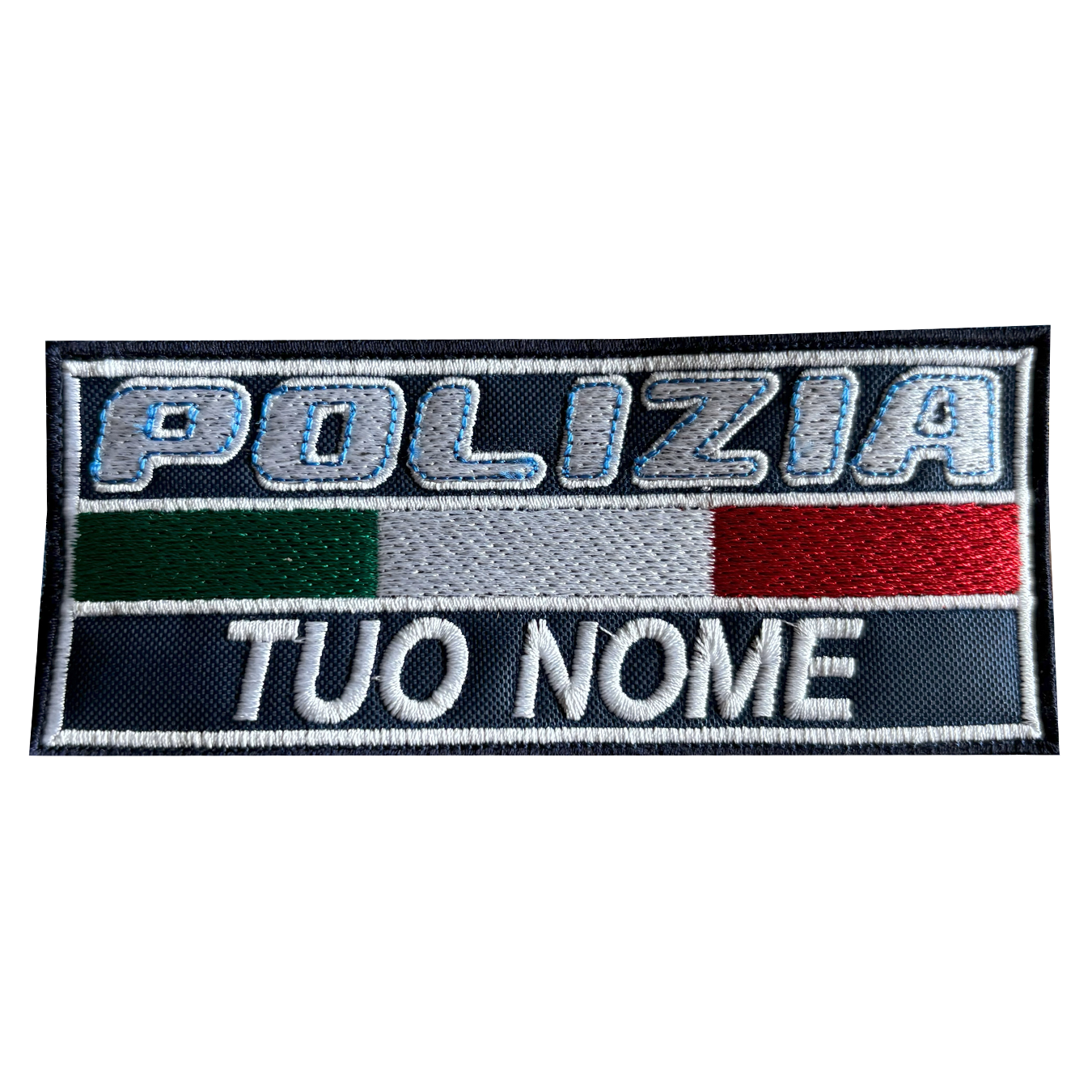 Patch Polizia bicolore personalizzata