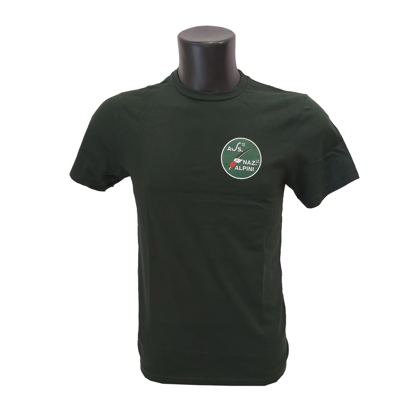 T-SHIRT CON LOGO ANA LATO CUORE E SCRITTA ALPINI 1872 SU SCHIENA