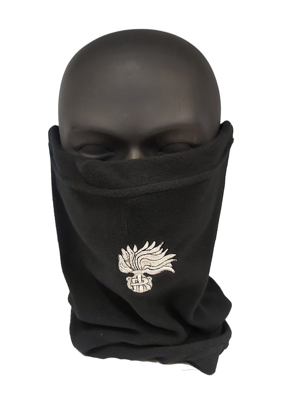Collare pile Carabinieri fiamma argento