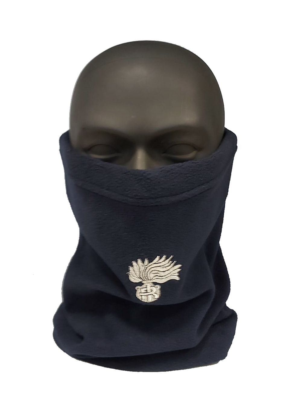 Collare pile Carabinieri fiamma argento