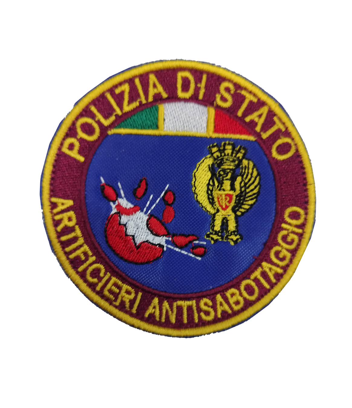 Patch Polizia di Stato ricamate