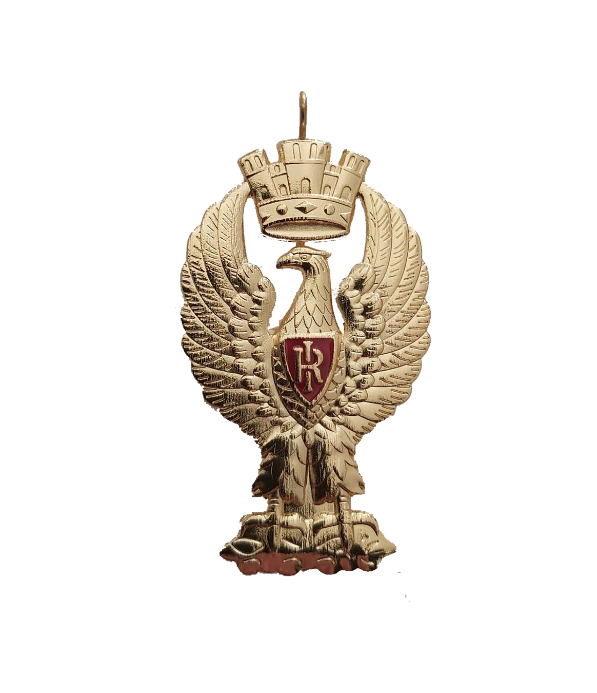 Fregio metallico da basco Polizia di Stato