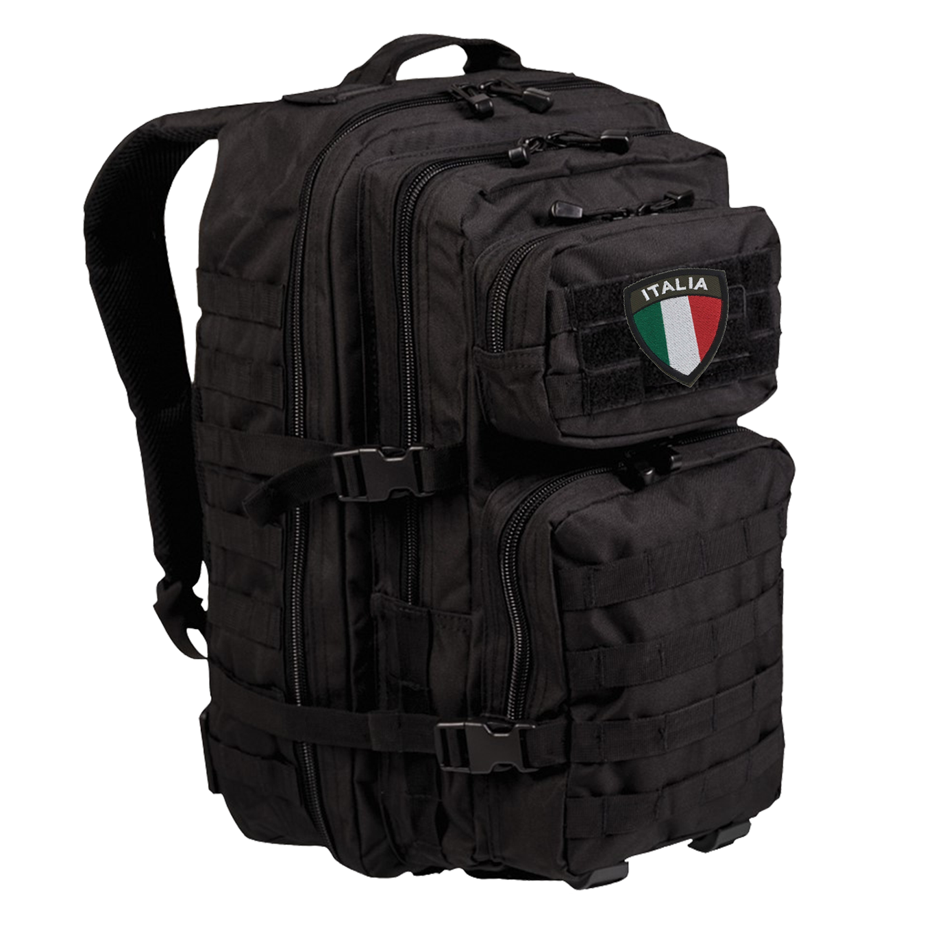 Zaino nero - patch Italia omaggio