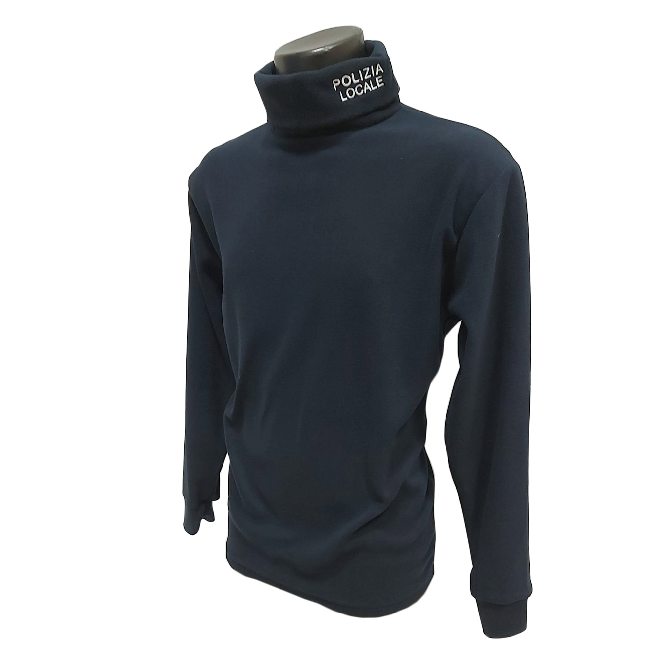 Maglione in pile a collo alto POLIZIA LOCALE