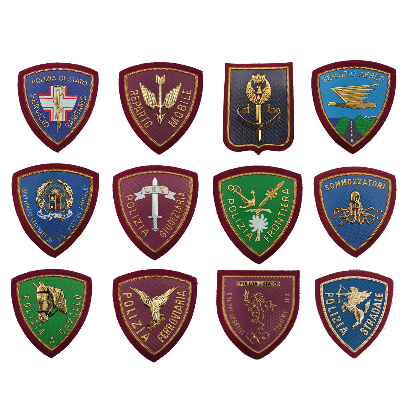 Patch Polizia di Stato in plastica
