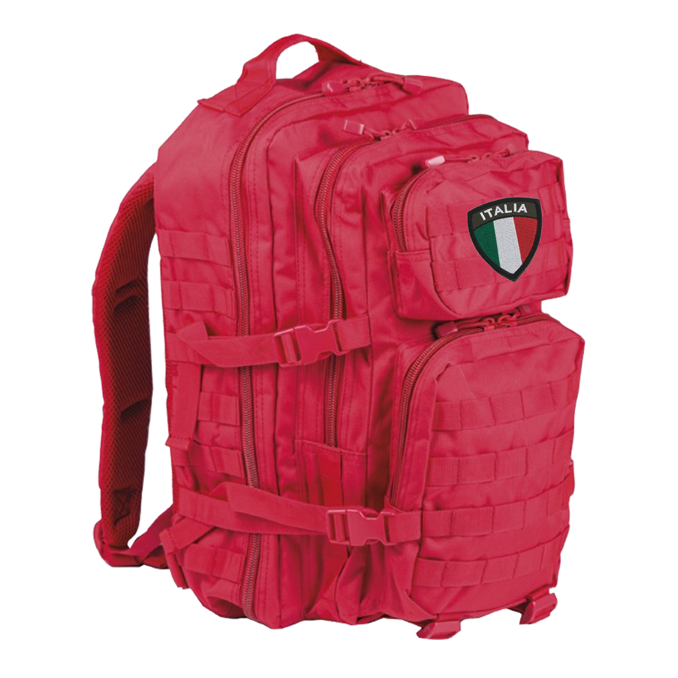 Zaino rosso - patch Italia omaggio