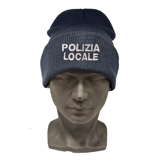 Berrettino in maglia Polizia Locale