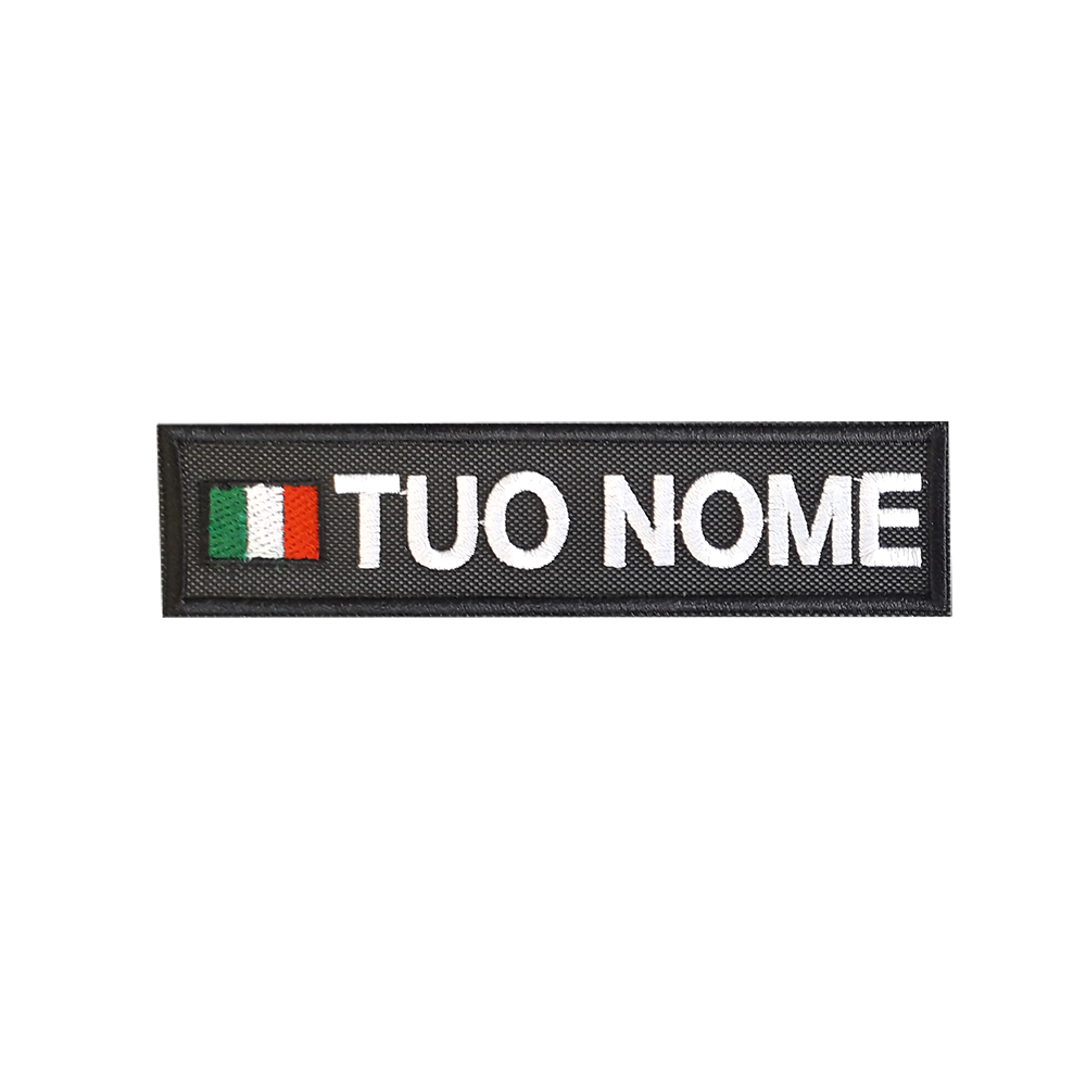 2 PATCH PERSONALIZZATE CON VELCRO