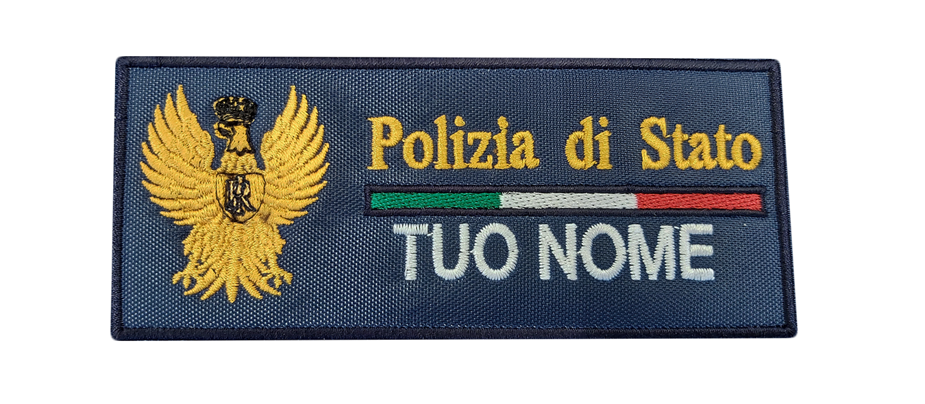 Patch Polizia di Stato personalizzata – MP di Marco Paternesi