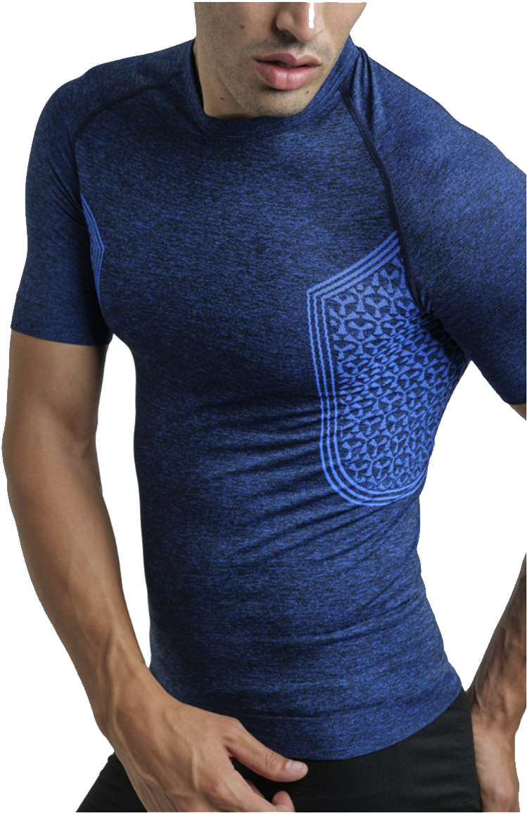 T-shirt blu thermo pro