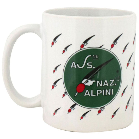 TAZZA MUG IN CERAMICA CON LOGO ANA E PIUME