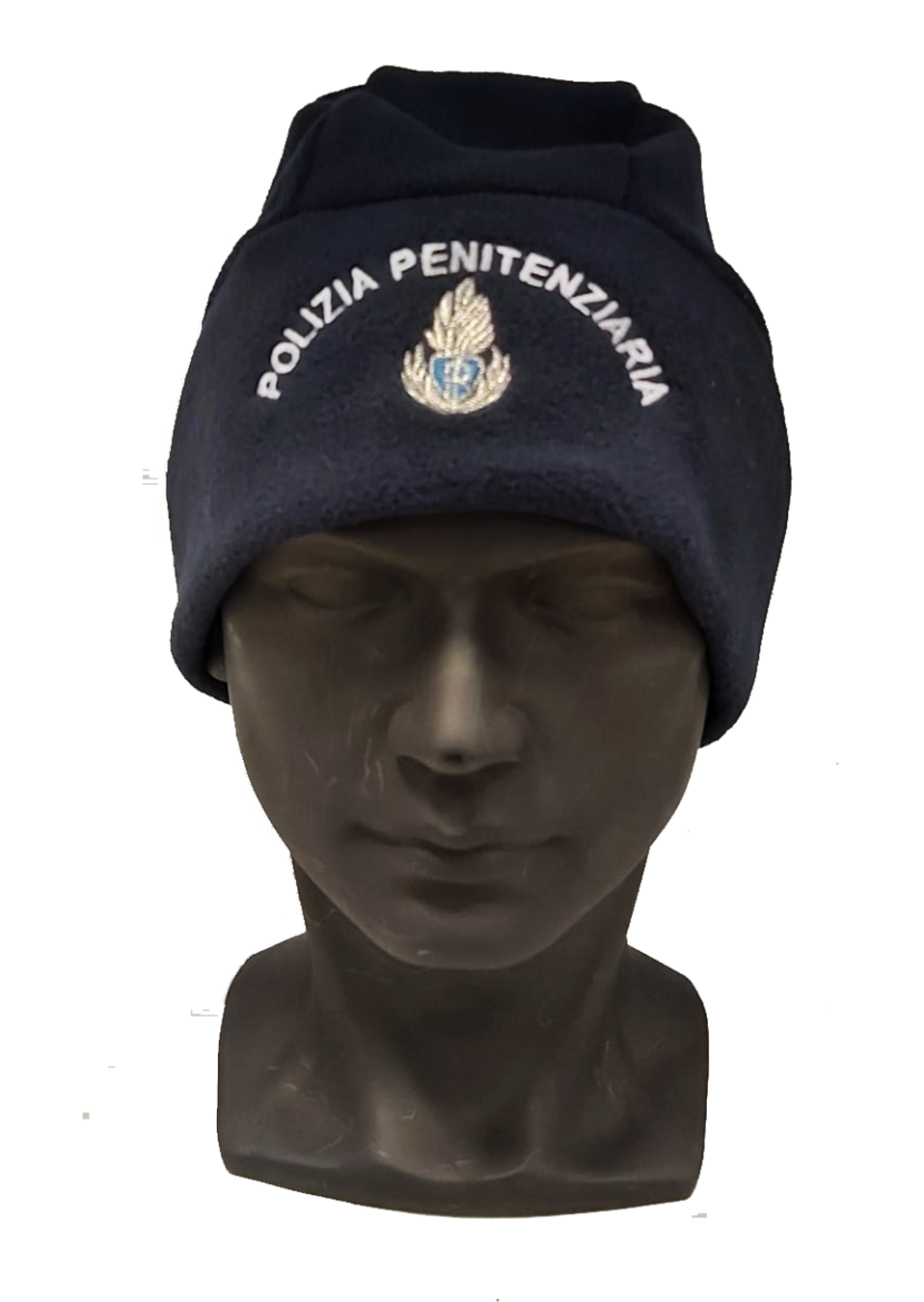 CONFEZIONE Berrettino in pile fregio e scritta + Collare in pile