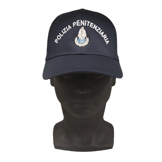 Cappellino Polizia Penitenziaria fregio più scritta