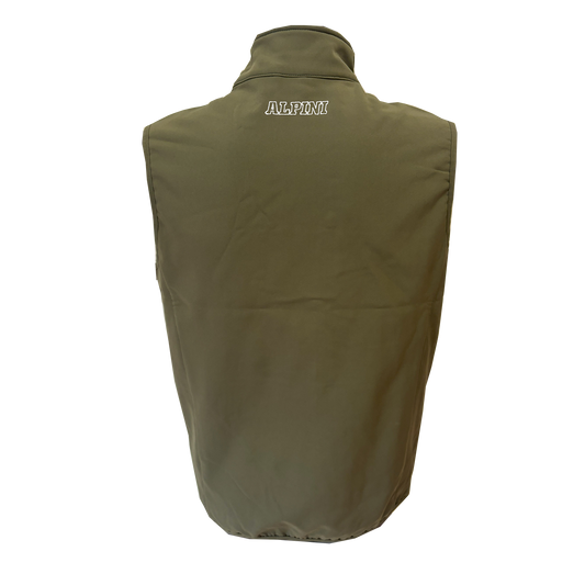 Gilet softshell verde militare Alpini ANA