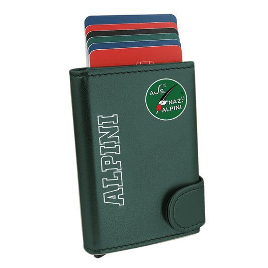 Portafoglio logo ANA e scritta ALPINI
