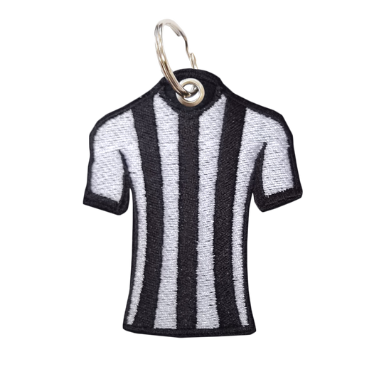 Portachiave tifoso Bianco Nero