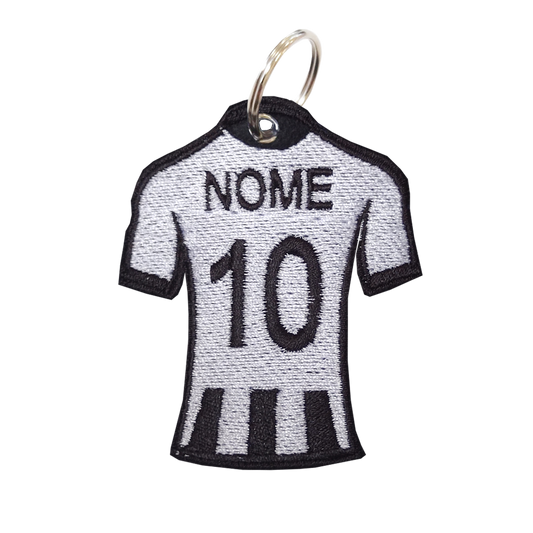 Portachiave tifoso Bianco Nero