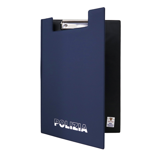 Cartella con pinza per block-notes POLIZIA DI STATO
