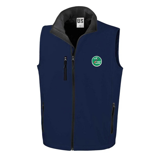 Gilet softshell blu militare Alpini ANA