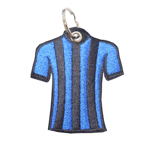 Portachiave tifoso Nero Azzurro