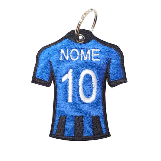 Portachiave tifoso Nero Azzurro