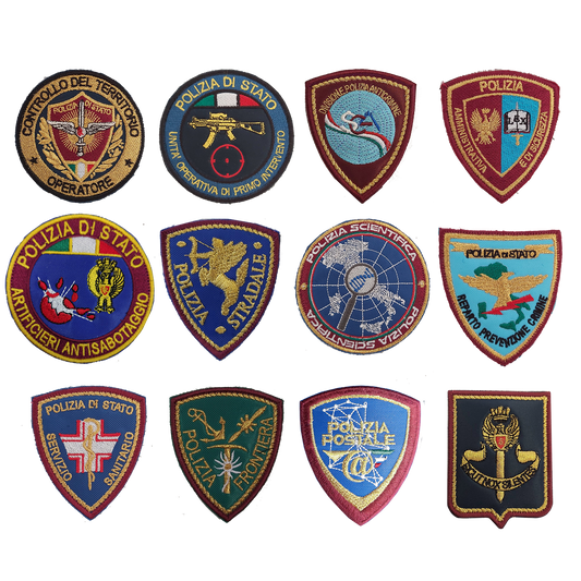 Patch Polizia di Stato ricamate