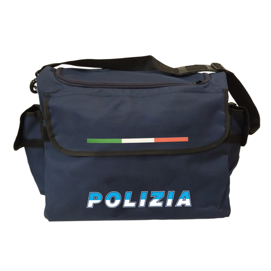 Borsa fitness Polizia Bicolore