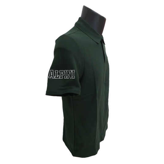 POLO MANICA CORTA CON LOGO ANA LATO CUORE E SCRITTA ALPINI SU MANICA DX