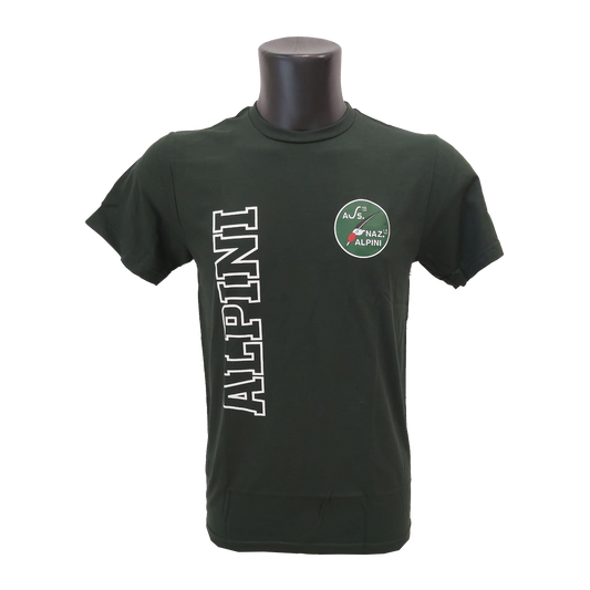 T-SHIRT CON LOGO ANA LATO CUORE E SCRITTA ALPINI, RETRO NEUTRO