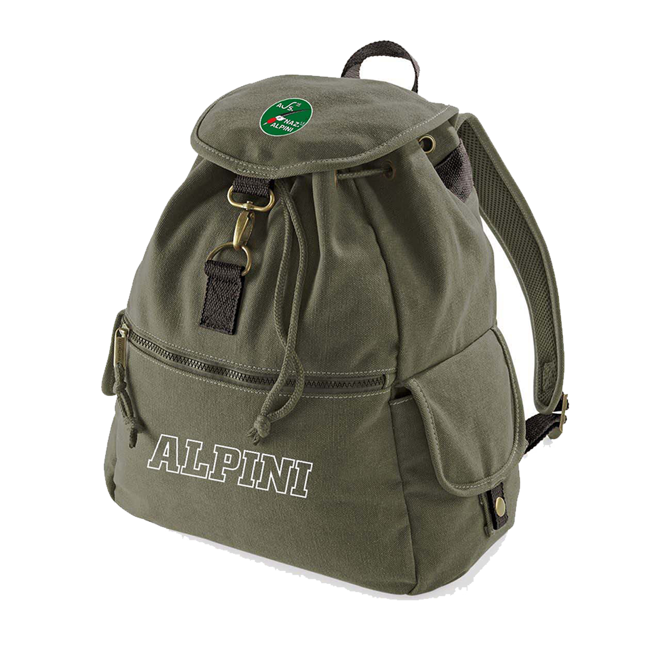 Zaino verde militare ANA ALPINI