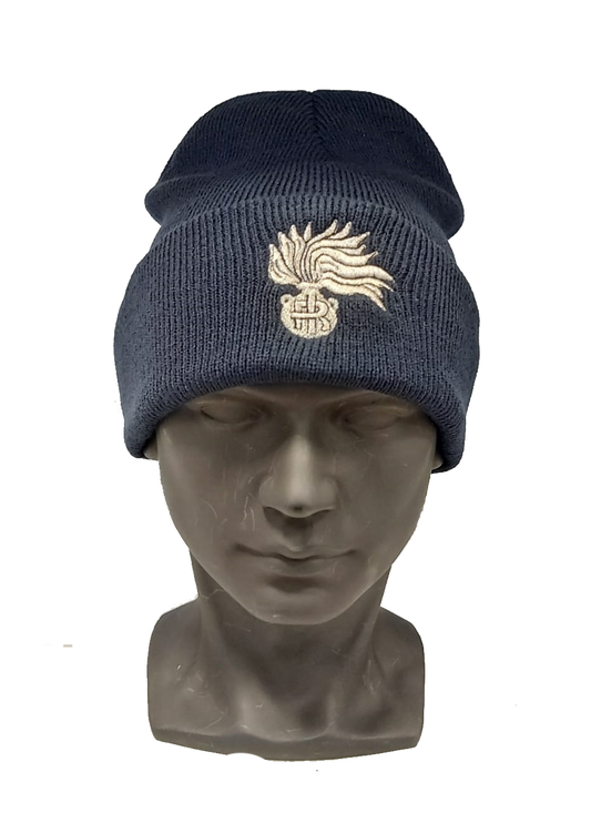 Berrettino in maglia Carabinieri fiamma argento