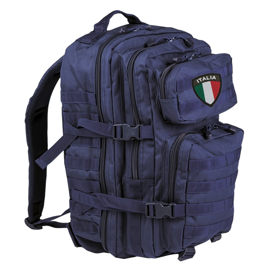 Zaino blu - patch Italia omaggio