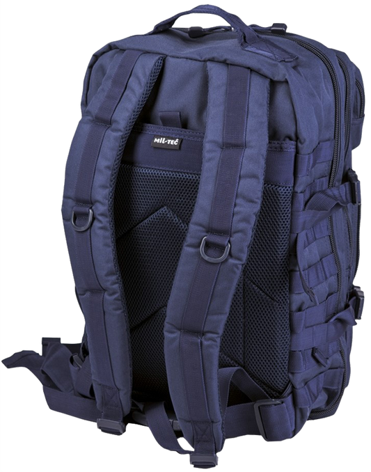 Zaino blu militare patch italia retro