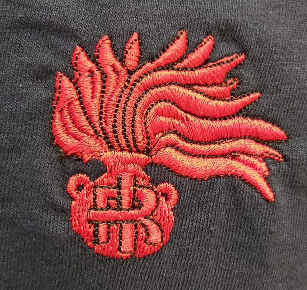 T-shirt 5 pezzi fiamma rossa Carabinieri
