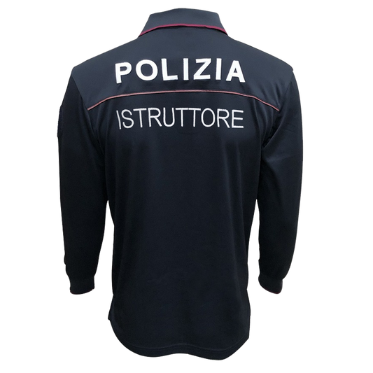 Polo manica lunga Polizia di Stato ISTRUTTORE