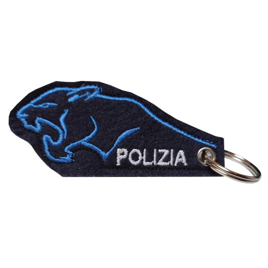 Portachiave squadra volante sagomato