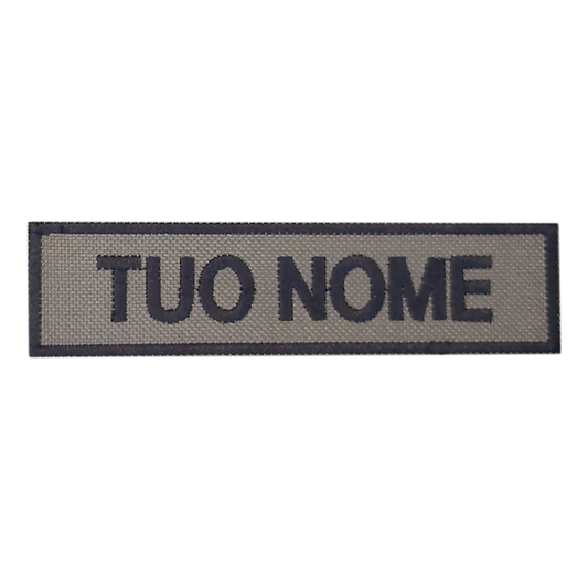 PATCH PERSONALIZZATO 12X3cm