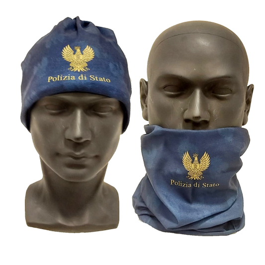 Collare con fantasia multiuso Polizia di Stato