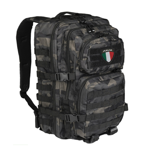 Zaino dark camo - patch Italia omaggio
