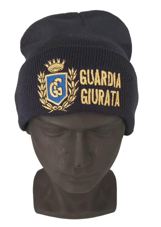 Berrettino in maglia GUARDIA GIURATA