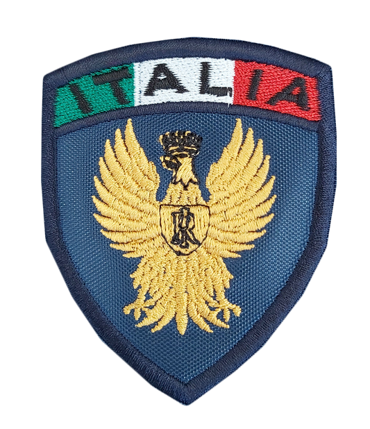 Patch scudetto Polizia araldico