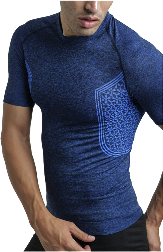 T-shirt blu thermo pro
