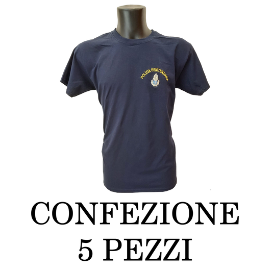 pacco 5 magliette polizia penitenziaria