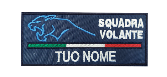 Patch squadra volante personalizzata